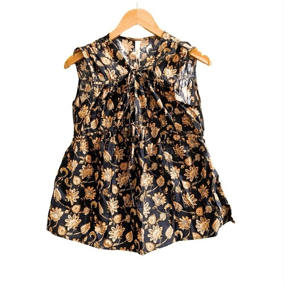 Mango Printed Cotton Blouse. Size Small. NWT - Picture 5 of 7